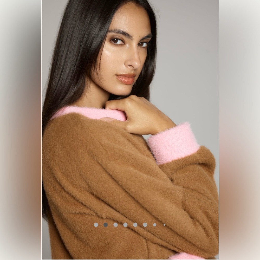 NWT Maeve Cozy Ringer Sweatshirt XXS